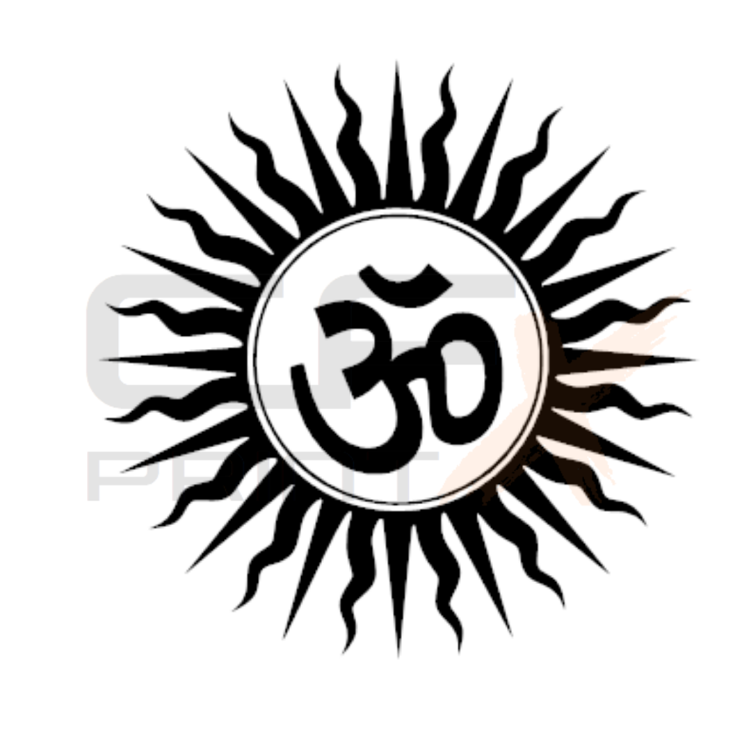 HINDU OM RELIGIOUS INDIA SANKSRIT Vinyl Sticker Decal For Car/Boat/Caravan