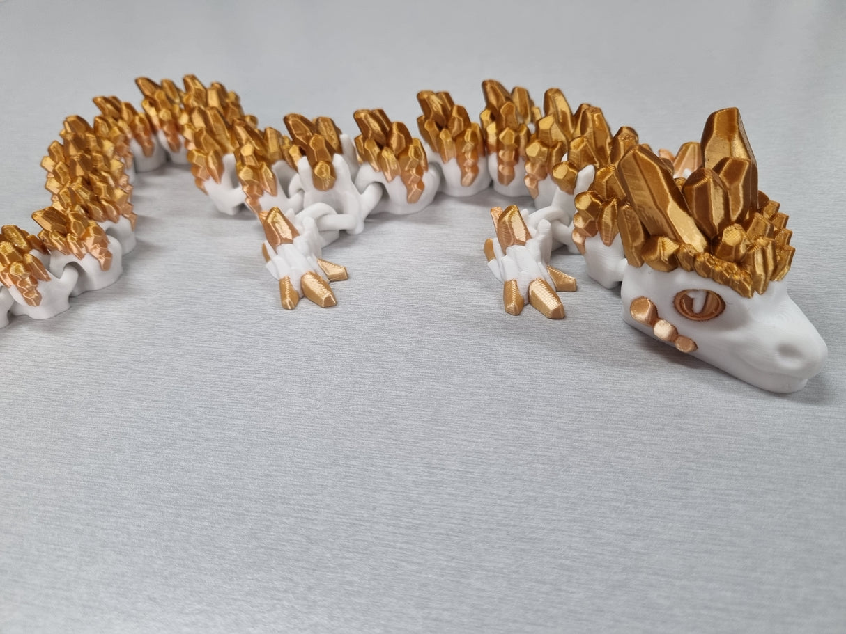 3D PRINTED CRYSTAL DRAGON FIDGET TOY