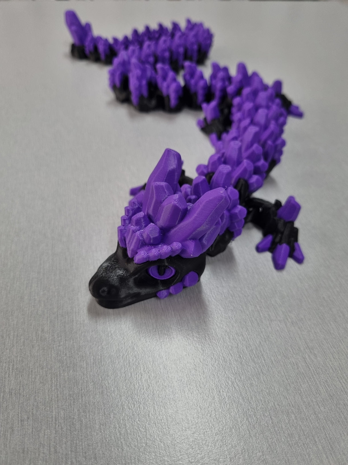 3D PRINTED CRYSTAL DRAGON FIDGET TOY