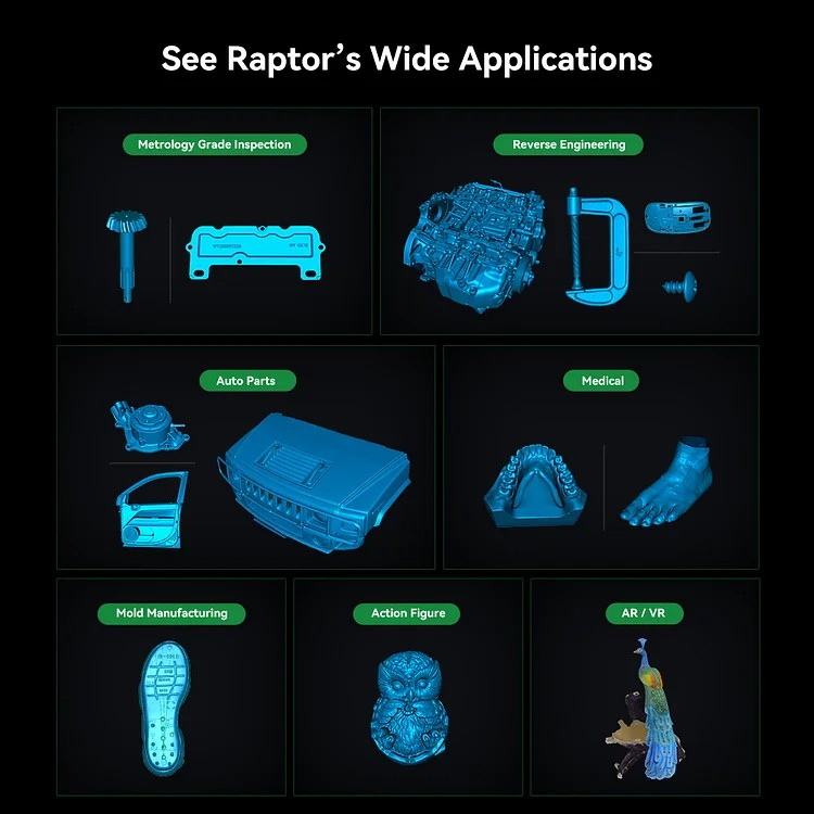 CREALITY CR-SCAN RAPTOR 3D SCANNER