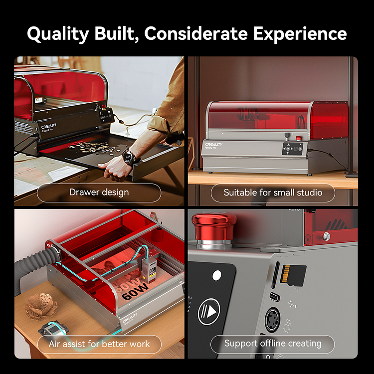 CREALITY FALCON2 PRO 60W LASER ENGRAVER & CUTTER