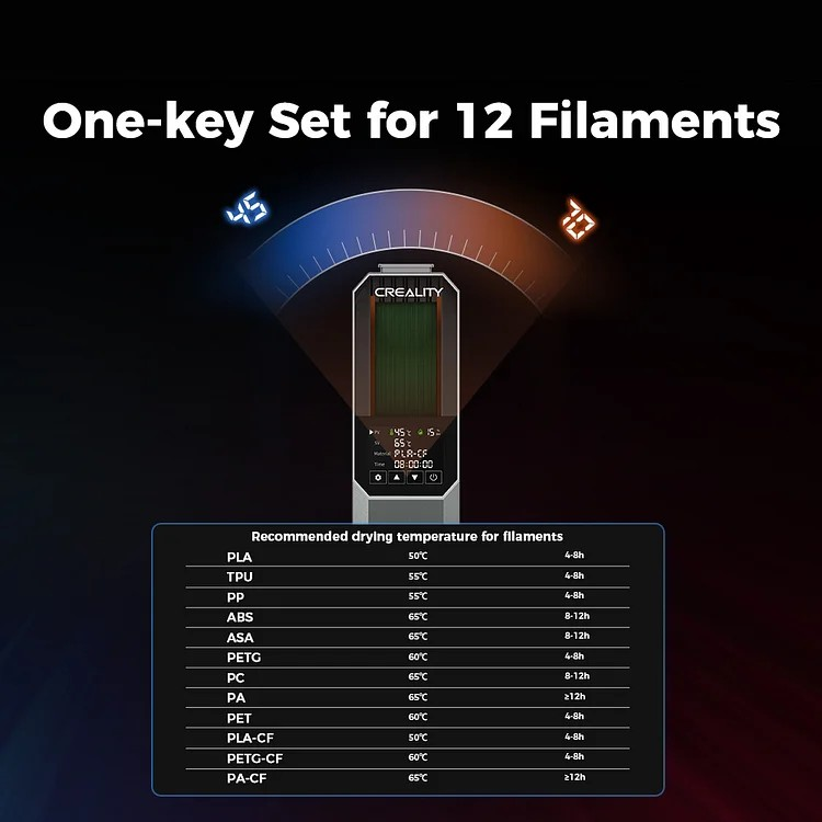 CREALITY SPACE Pi FILAMENT DRYER