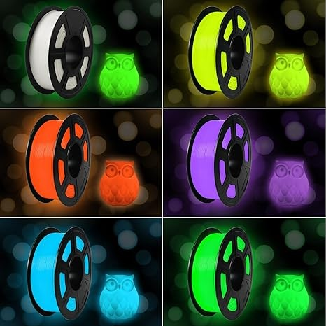 SUNLU PLA GLOW IN DARK 3D PRINT FILAMENT 1.75mm 1KG