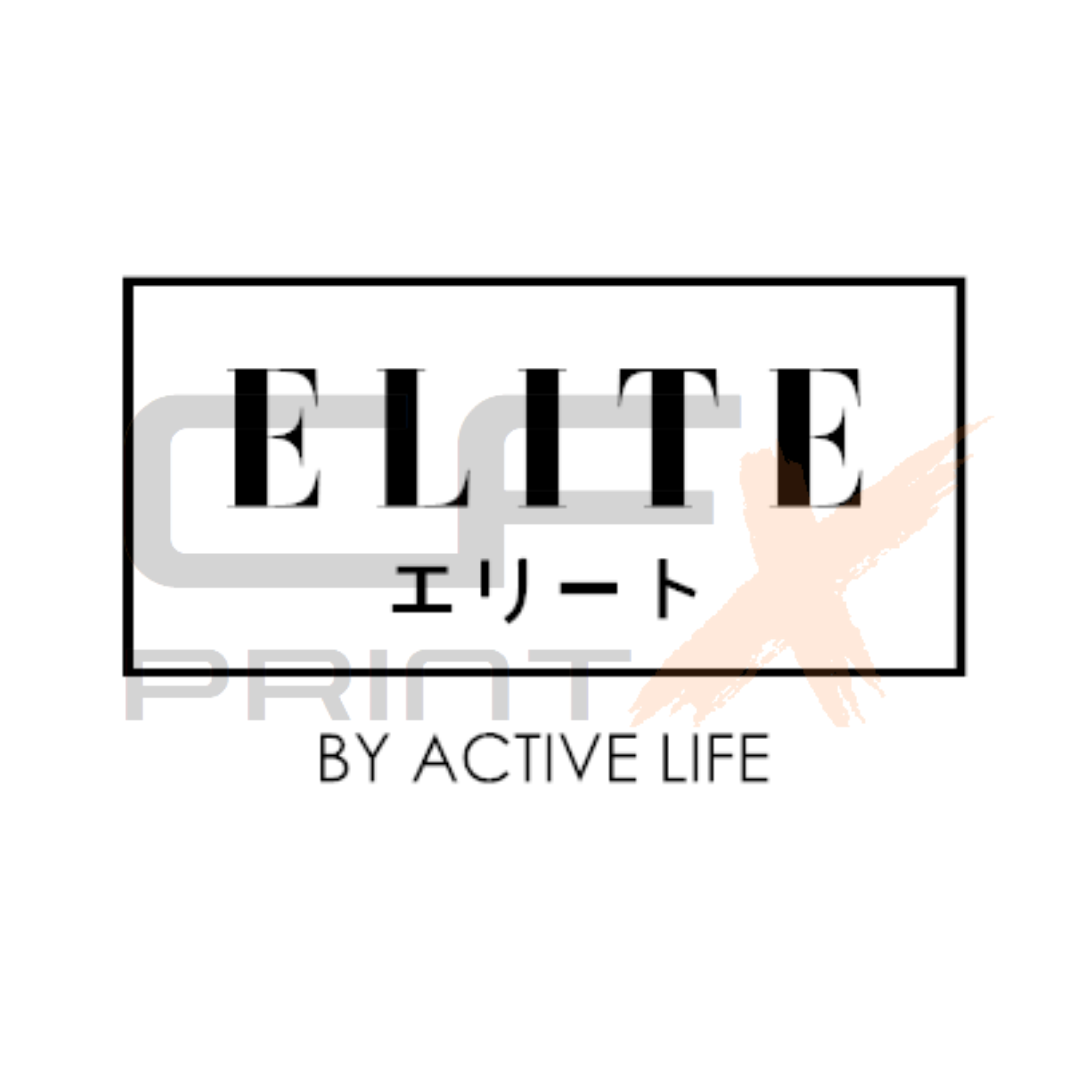 ELITE BY ACTIVE LIFE Vinyl Sticker Decal For Car/Boat/Caravan