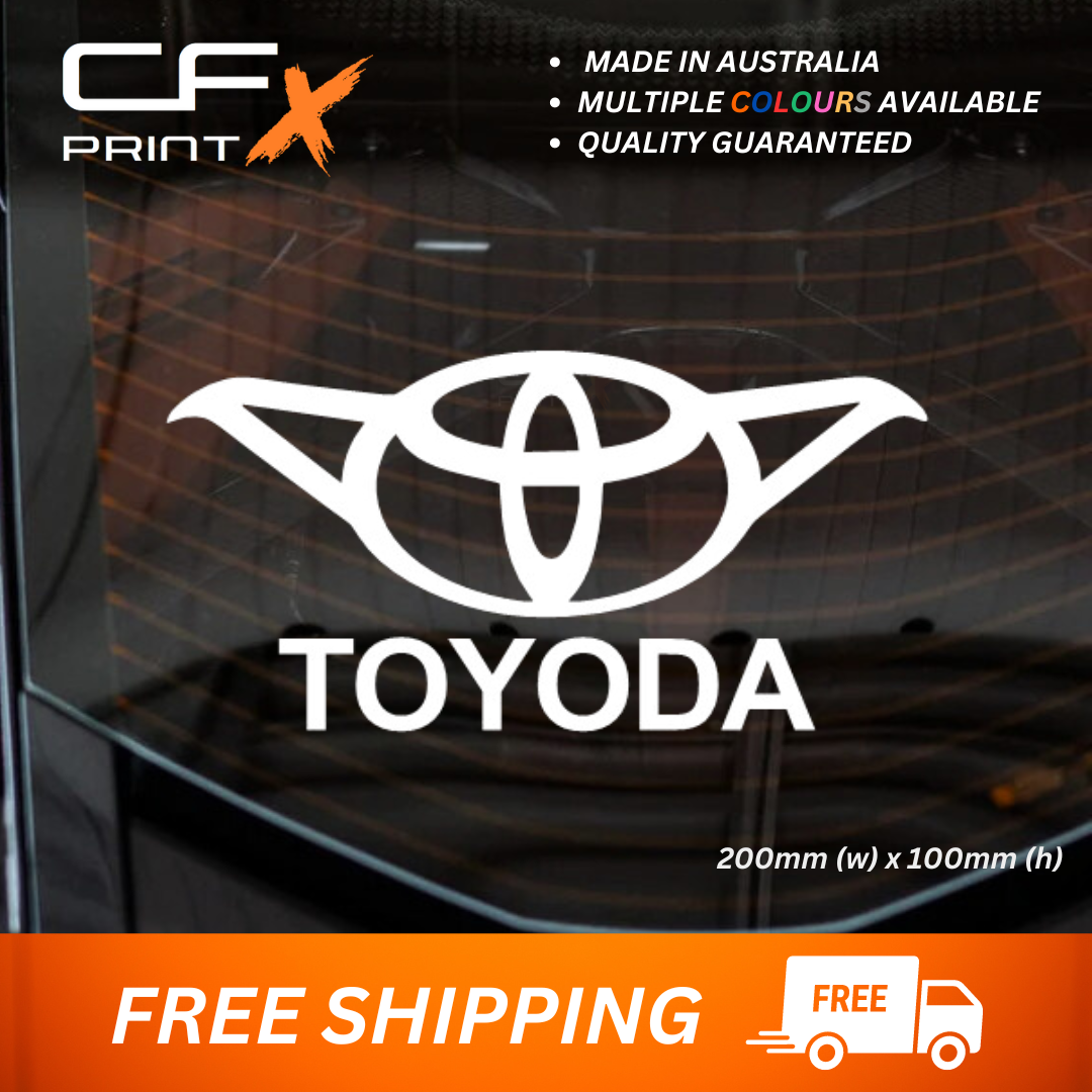 TOYODA Funny Vinyl Sticker Decal For Car/Boat/Caravan Star Wars